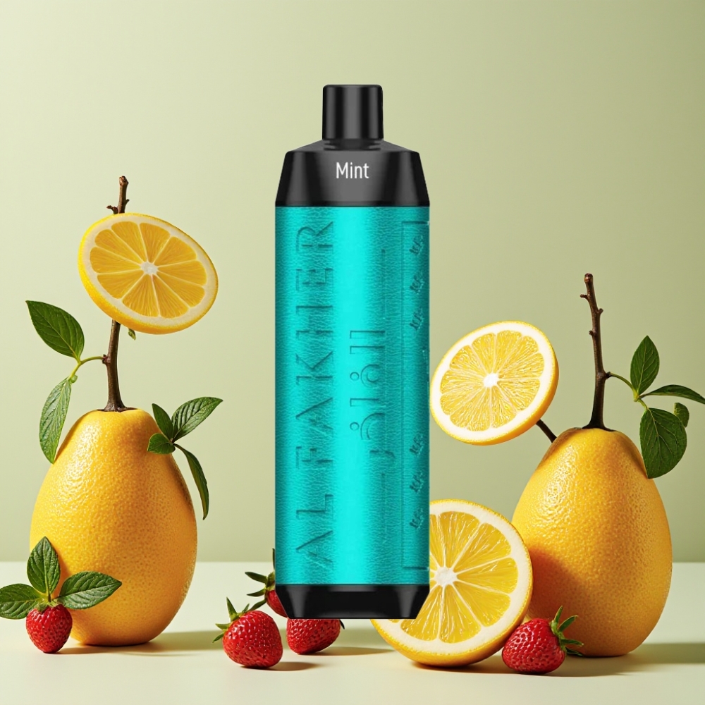 Al Fakher Crown Bar 8000 Crystal Desechable Vape Menta 18ml 8000 Caladas
