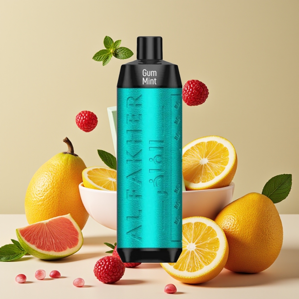 Al Fakher Crown Bar 8000 Crystal Desechable Vape Menta Chicle 18ml 5mg