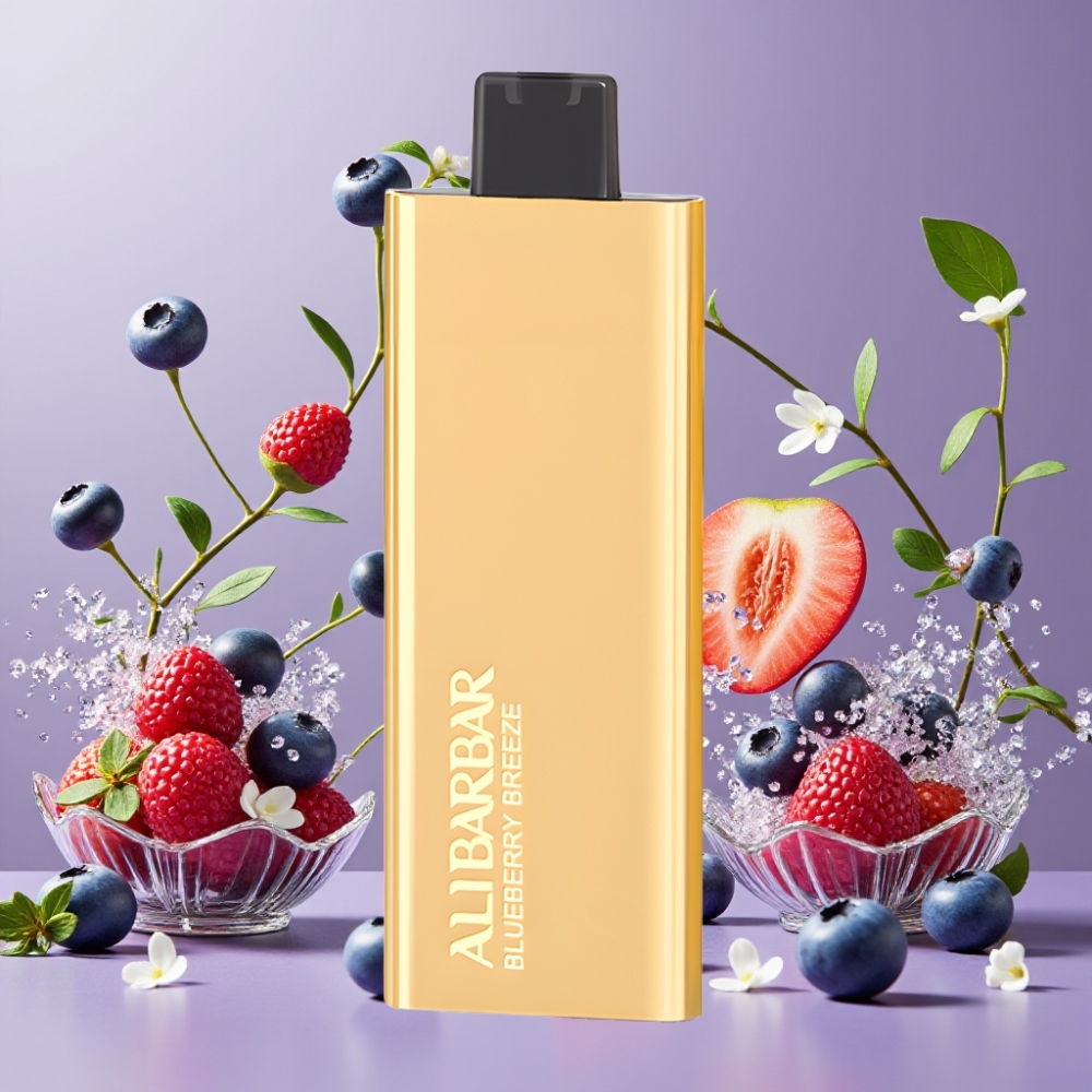 Alibarbar Pandora 7000 Puffs Desechable Vape Brisa de Arándano 17 ml