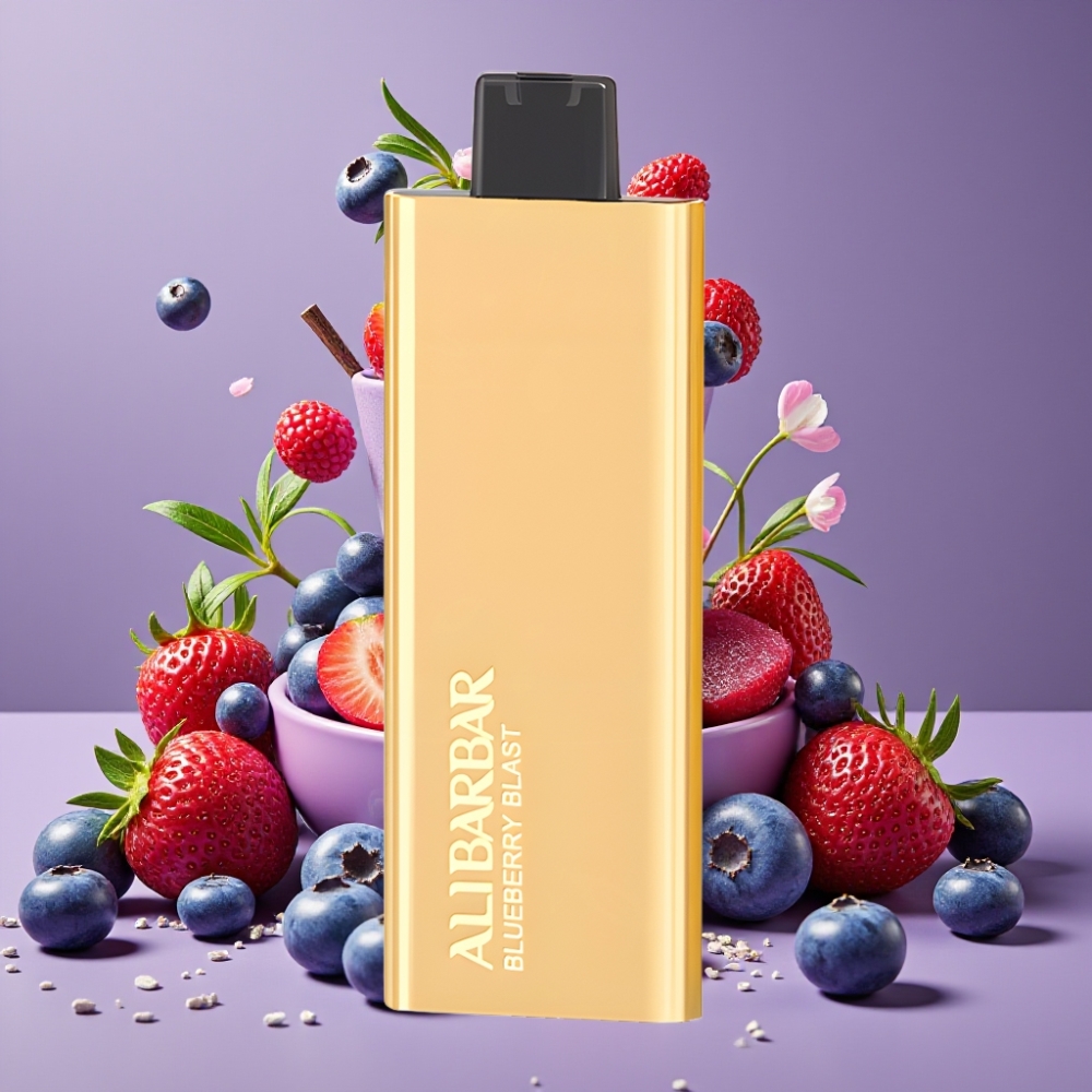 explosión de arándanos