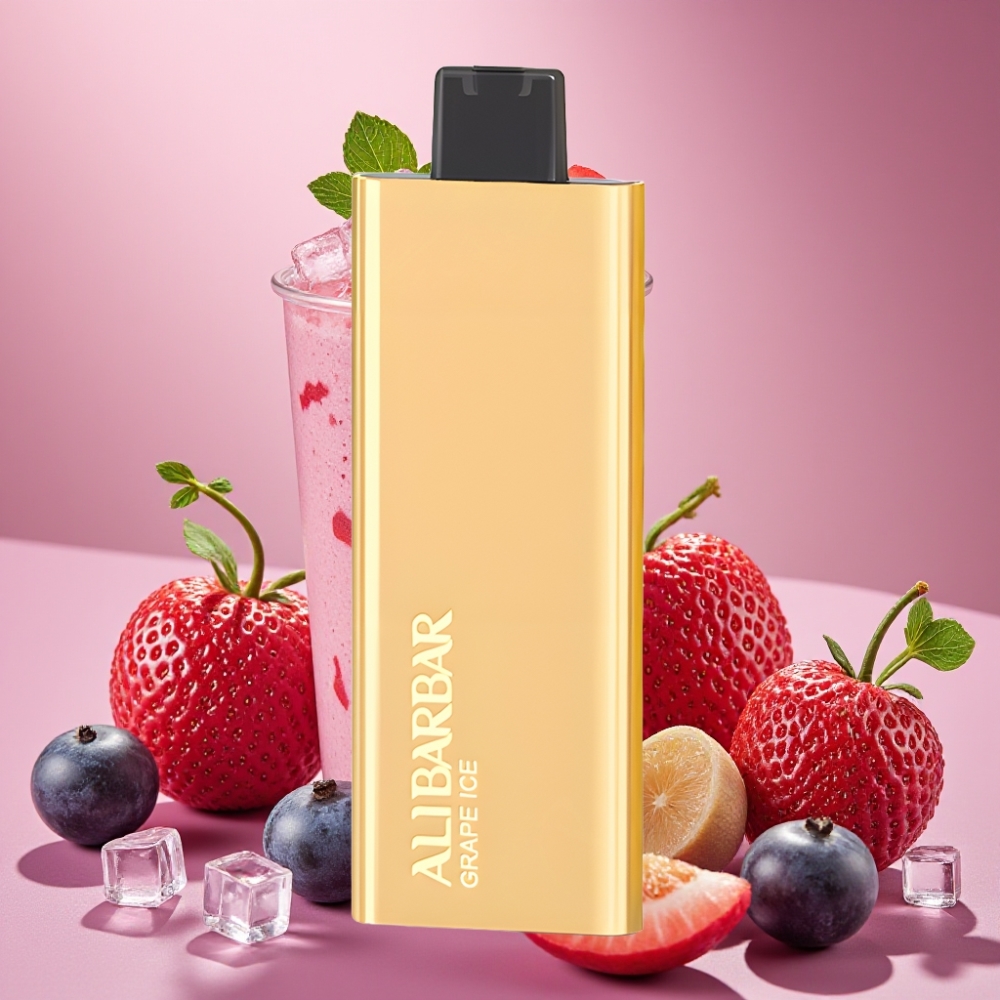 Alibarbar Pandora 7000 Puffs Desechable Vape Hielo Uva 17 ml