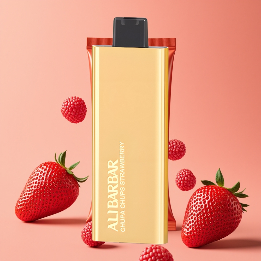 Alibarbar Pandora 7000 Puffs Vape Desechable Chupa Chups Fresa 17 ml