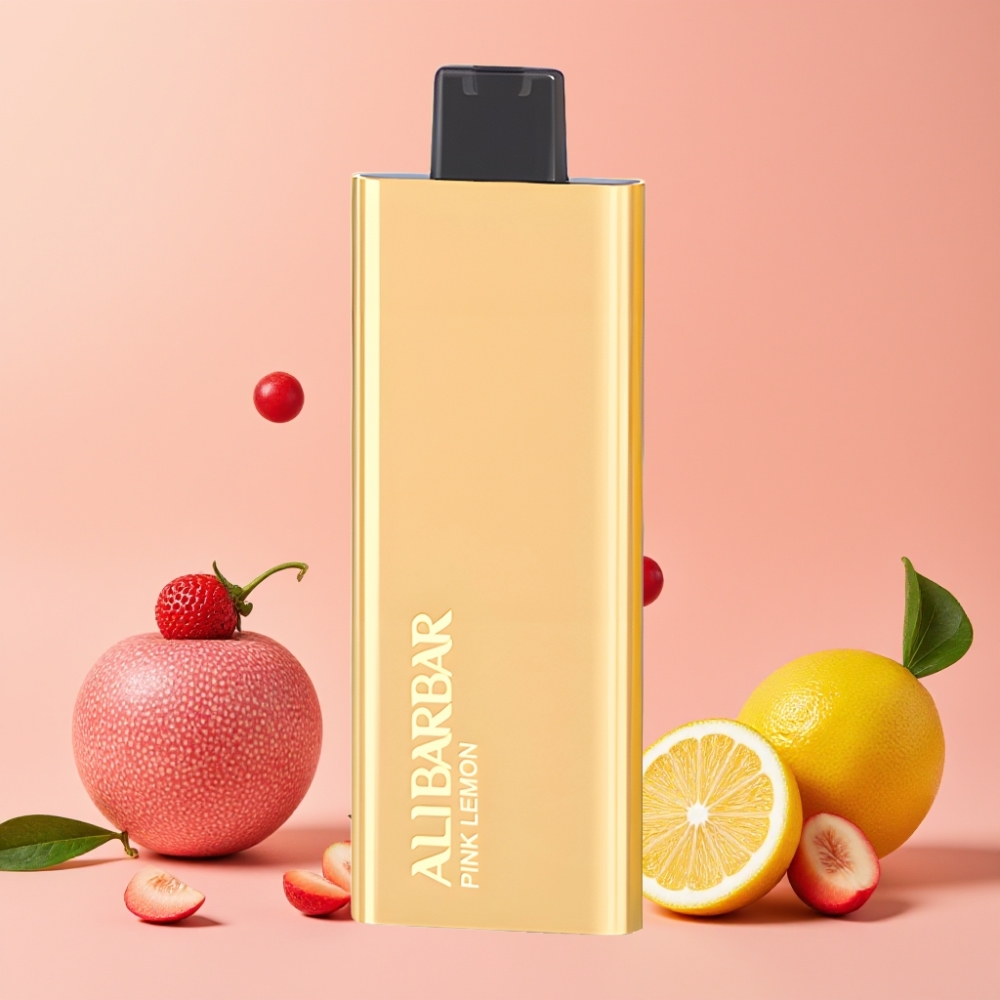 Alibarbar Pandora 7000 Puffs Vape Desechable Limón Rosa 17 ml