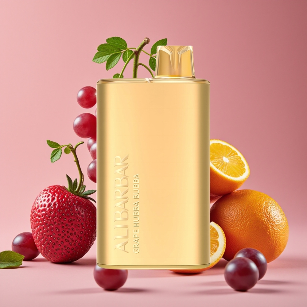 Alibarbar Rich 8000 Puffs Desechable Vape Uva Hubba Bubba 20ml