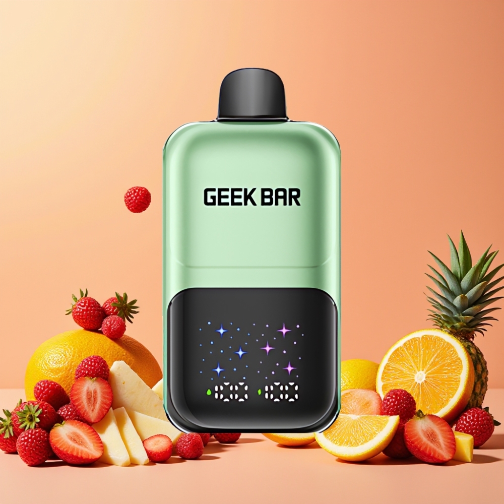 GEEK BAR 2GO 20ml 50000 Caladas Dos Series Vape Desechable Caramelos Ácidos y Frutas Ácidas con Pantalla Interactiva y Batería Recargable