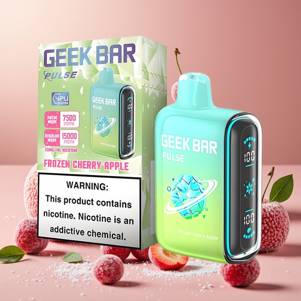 GEEK BAR Pulse 15000 Puffs Edición Congelada Disposable Vape con 16ML y 5 Nicotina