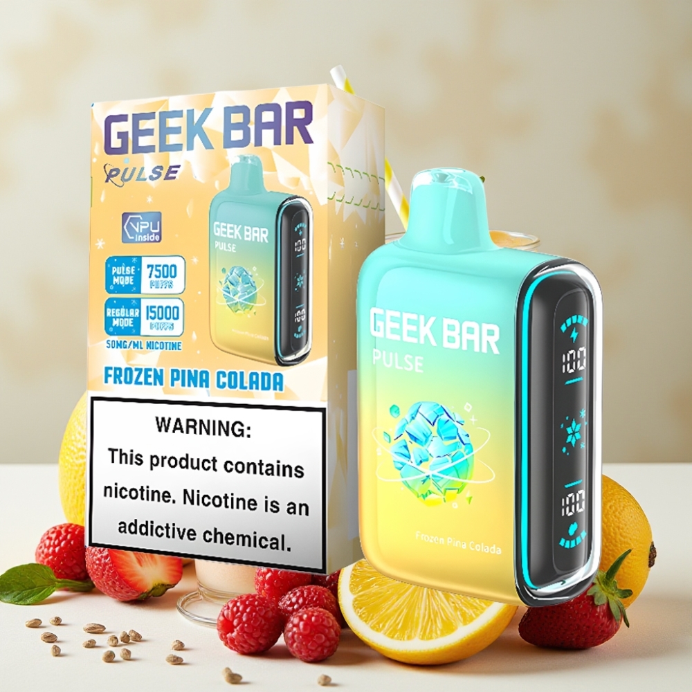 GEEK BAR Pulse 15000 Puffs Edición Congelada Disposable Vape con 16ML y 5 Nicotina