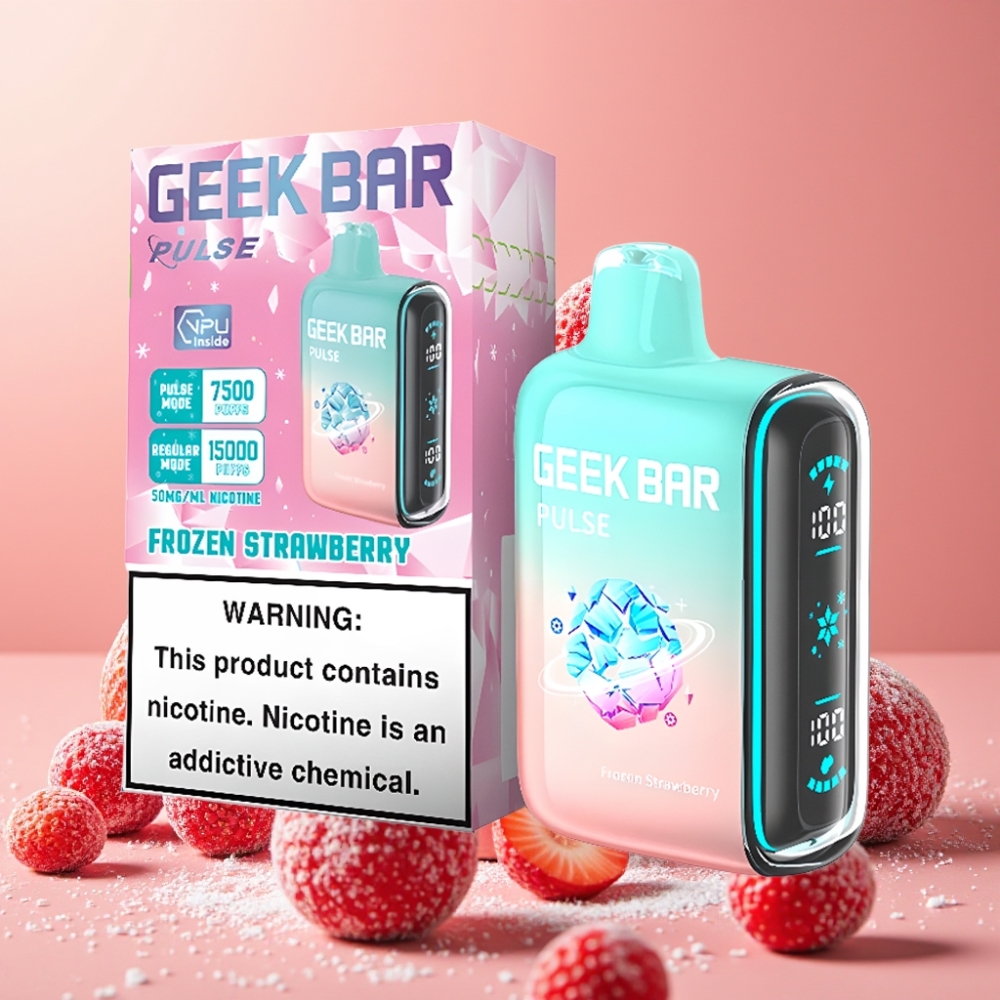 GEEK BAR Pulse 15000 Puffs Edición Congelada Disposable Vape con 16ML y 5 Nicotina