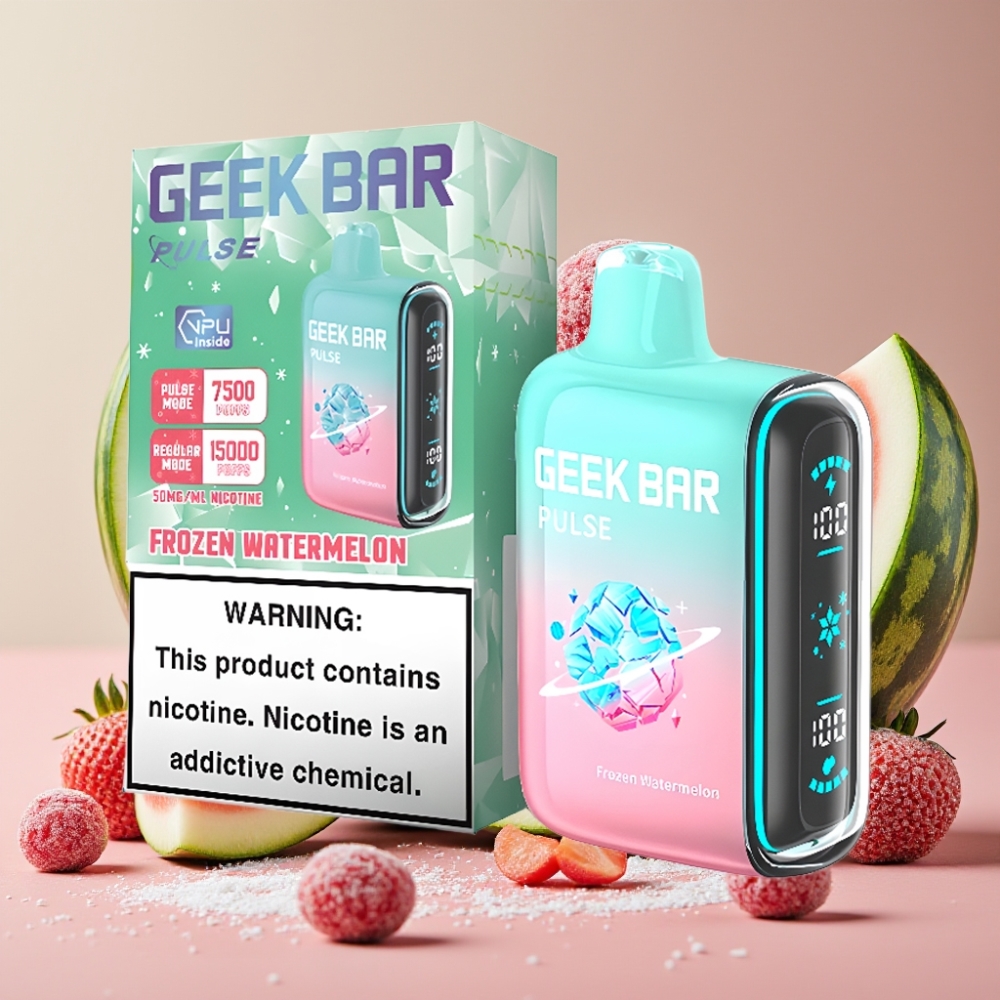 GEEK BAR Pulse 15000 Puffs Edición Congelada Disposable Vape con 16ML y 5 Nicotina