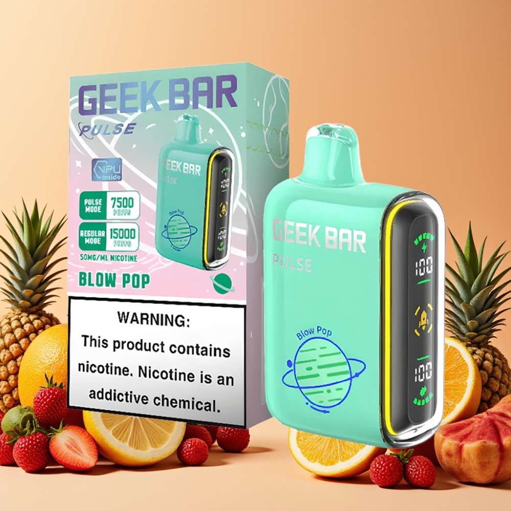 GEEK BAR Pulse 15000 Puffs Edición Planeta Vape Desechable con 16ML y 5 Nicotina