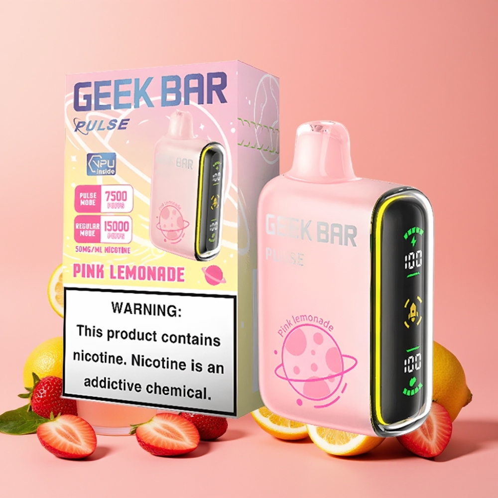 GEEK BAR Pulse 15000 Puffs Edición Planeta Vape Desechable con 16ML y 5 Nicotina
