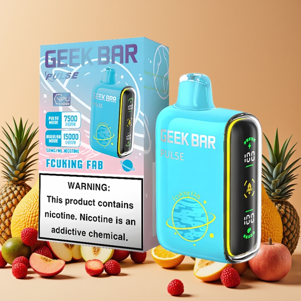 GEEK BAR Pulse 15000 Puffs Edición Planeta Vape Desechable con 16ML y 5 Nicotina