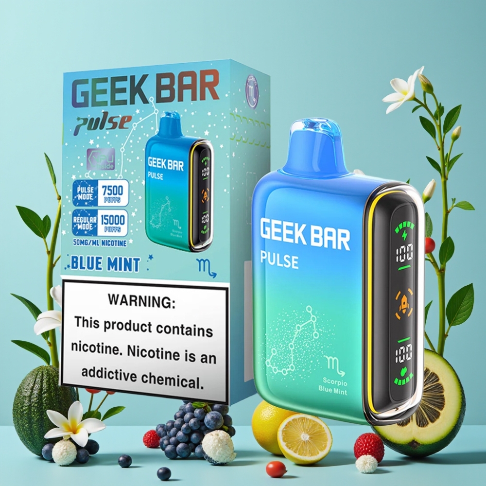 GEEK BAR Pulse 15000 Puffs Edición Zodiaco con 16ML y Aire Ajustable