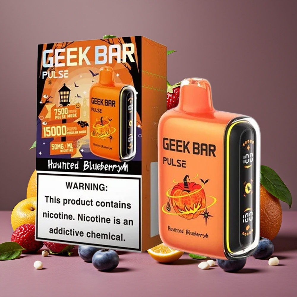 GEEK BAR Pulse 15000 Puffs Edición de Halloween con 16ML y Ajuste de Flujo de Aire