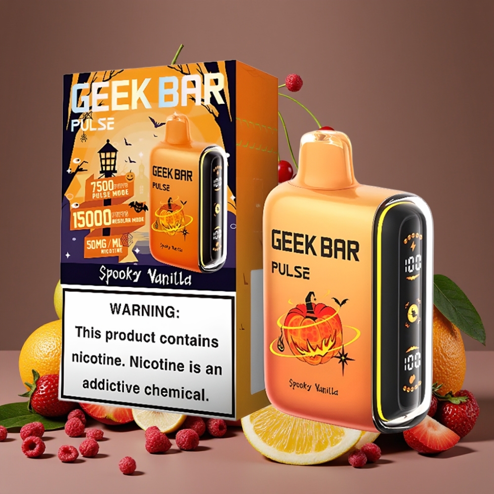 GEEK BAR Pulse 15000 Puffs Edición de Halloween con 16ML y Ajuste de Flujo de Aire
