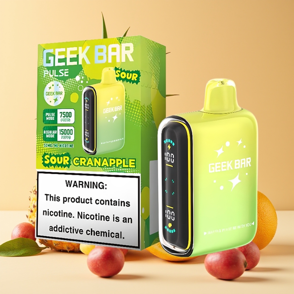 GEEK BAR Pulse 15000 Puffs Edición Ácida con 16ML y Flujo de Aire Ajustable
