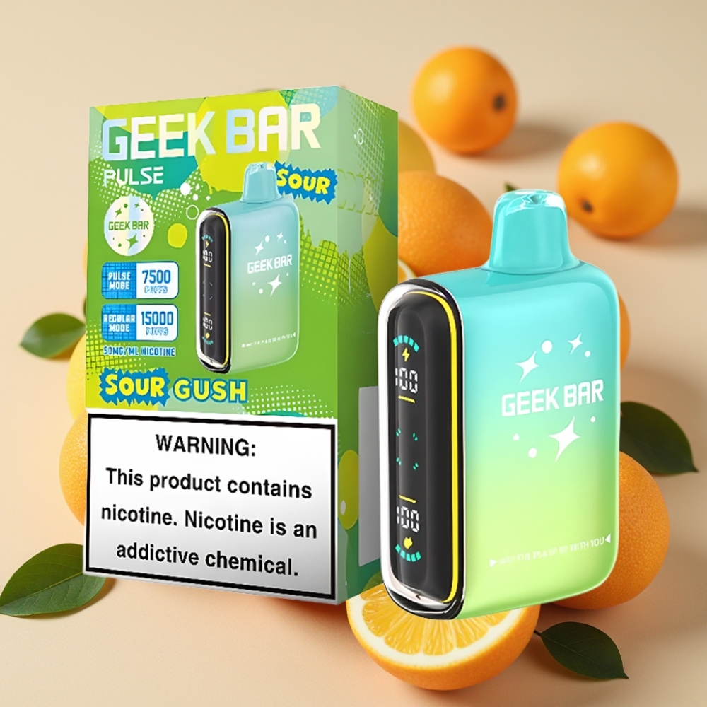GEEK BAR Pulse 15000 Puffs Edición Ácida con 16ML y Flujo de Aire Ajustable