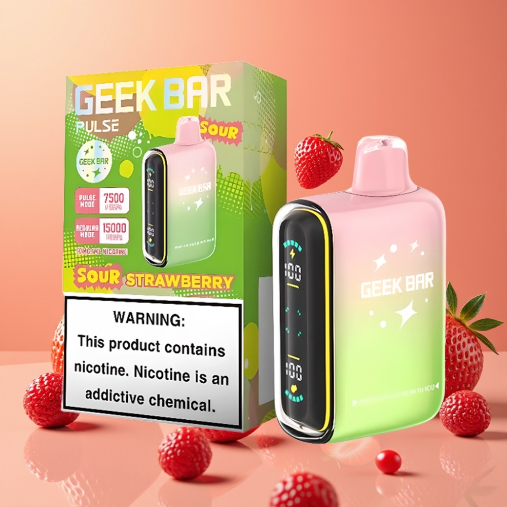 GEEK BAR Pulse 15000 Puffs Edición Ácida con 16ML y Flujo de Aire Ajustable