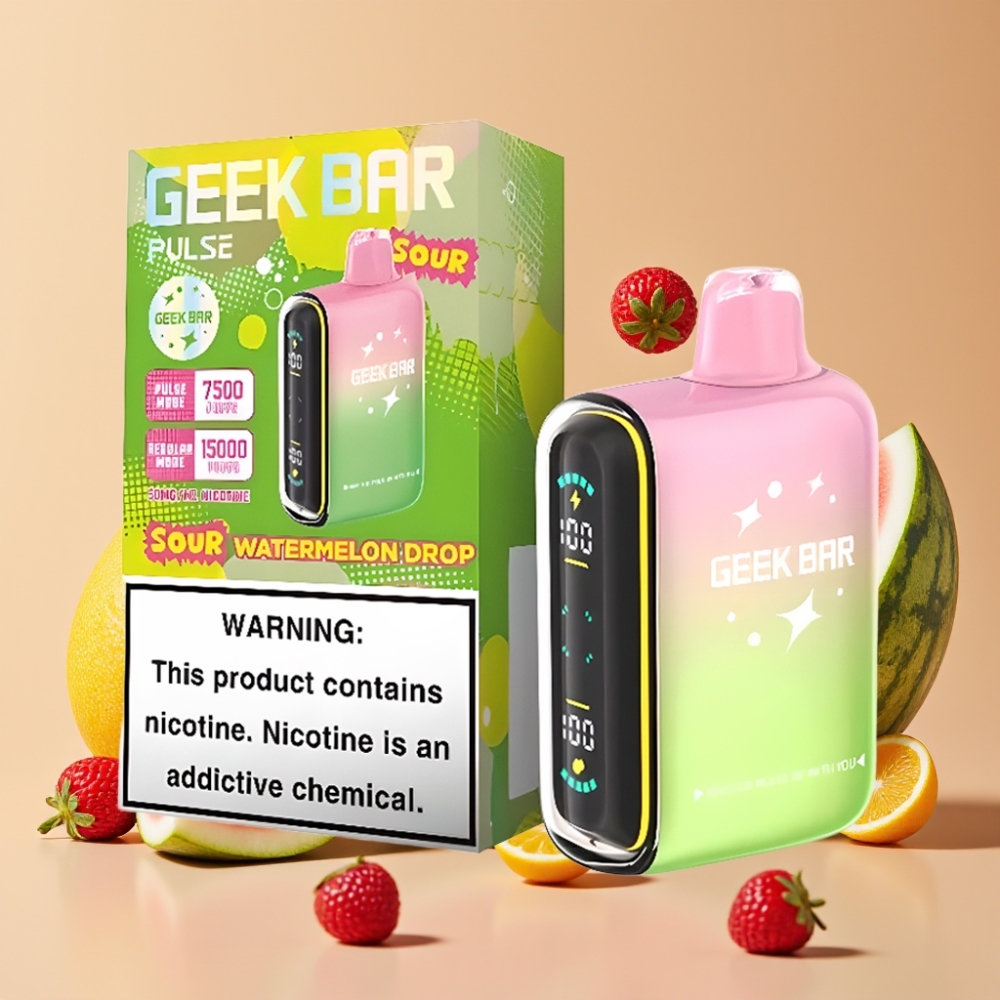 GEEK BAR Pulse 15000 Puffs Edición Ácida con 16ML y Flujo de Aire Ajustable