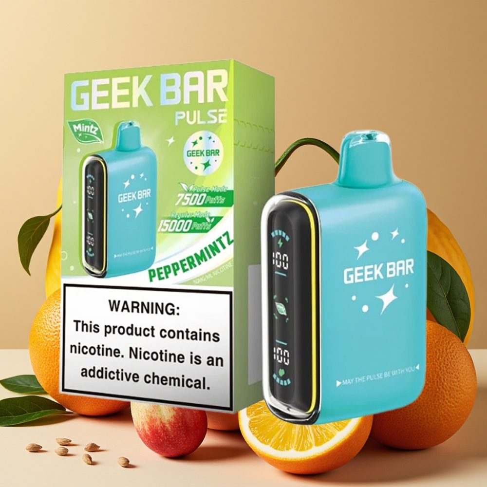 GEEK BAR Pulse 15000 Puffs Vape Disposable Edición Menta con 16ML y USB-C