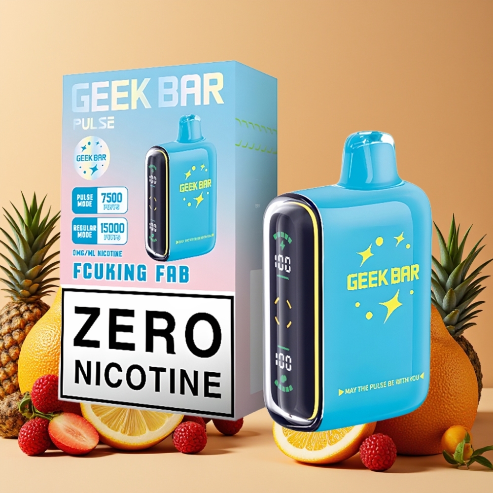 GEEK BAR Pulse 15000 Puffs Vape Sin Nicotina con 16ML y USB Tipo-C