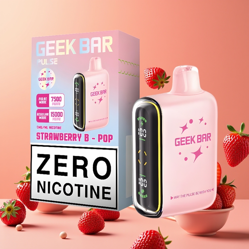 GEEK BAR Pulse 15000 Puffs Vape Sin Nicotina con 16ML y USB Tipo-C