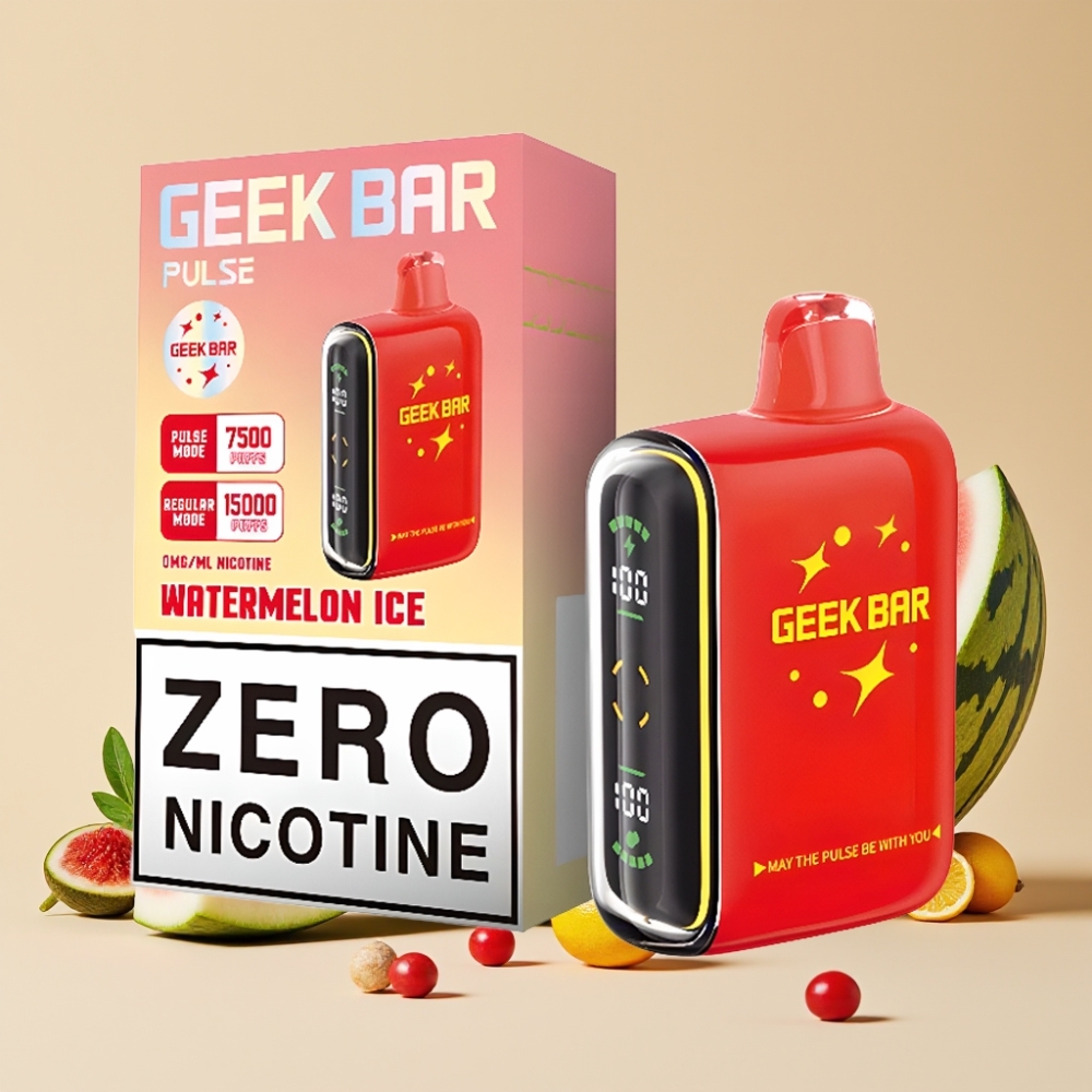 GEEK BAR Pulse 15000 Puffs Vape Sin Nicotina con 16ML y USB Tipo-C