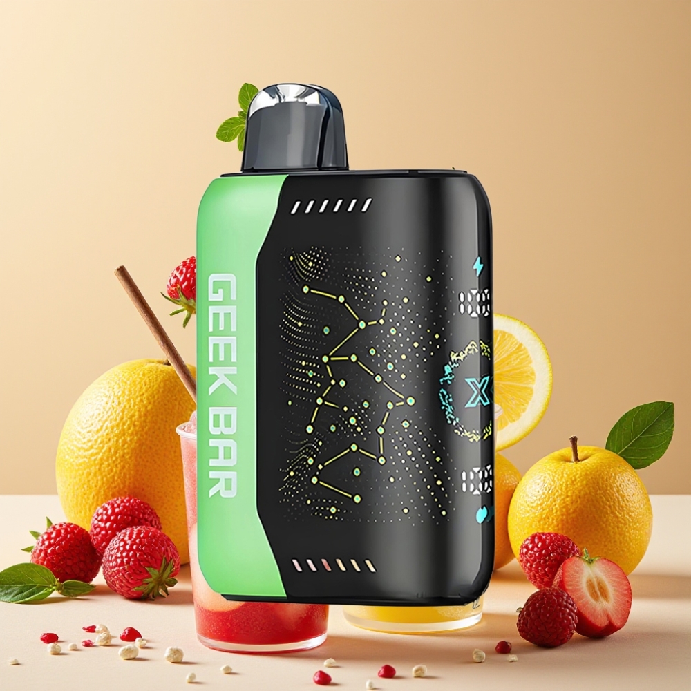 GEEK BAR Pulse X 25000 Puffs Versión Sin Nicotina con Pantalla Curva 3D y 18mL