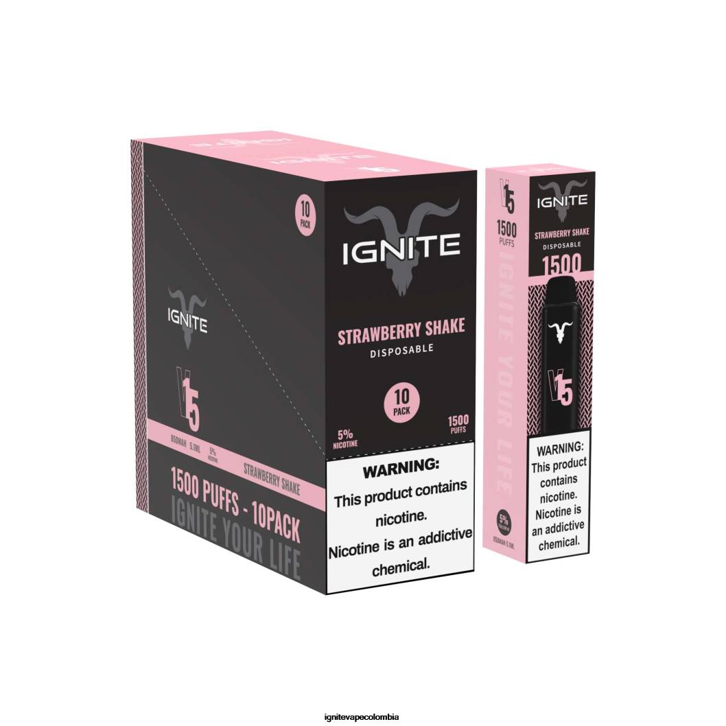 IGNITE V15 paquete de 10 bolígrafos vaporizadores hielo azul 86JD96 - IGNITE Vape Colombia