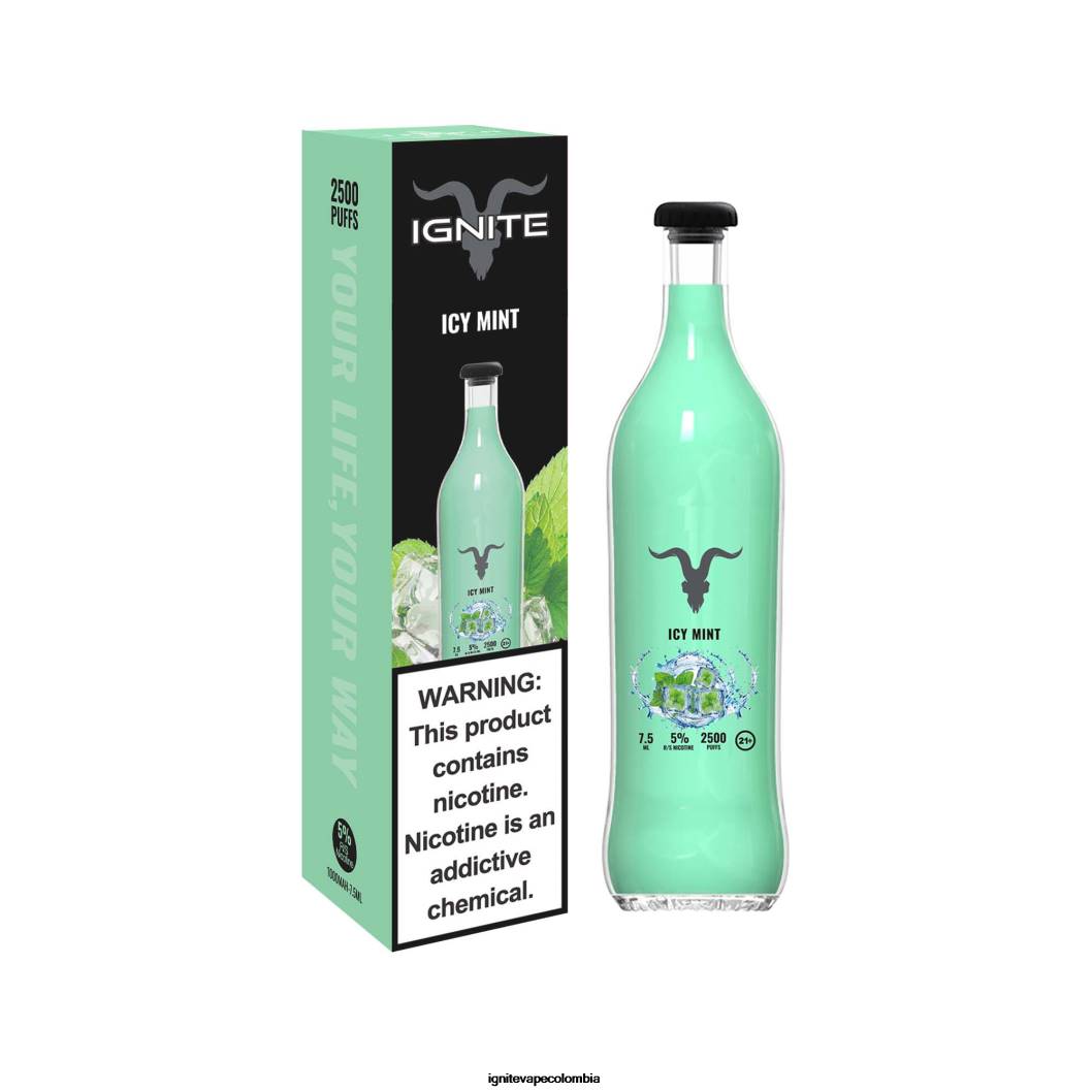 IGNITE V25 pluma vaporizador hielo de manzana agria 86JD118 - IGNITE Vape Bogotá