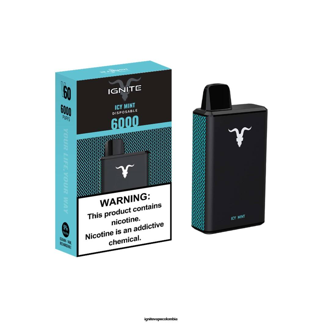 IGNITE V60 pluma vaporizador hielo de arándanos 86JD29 - IGNITE Pod Sabores