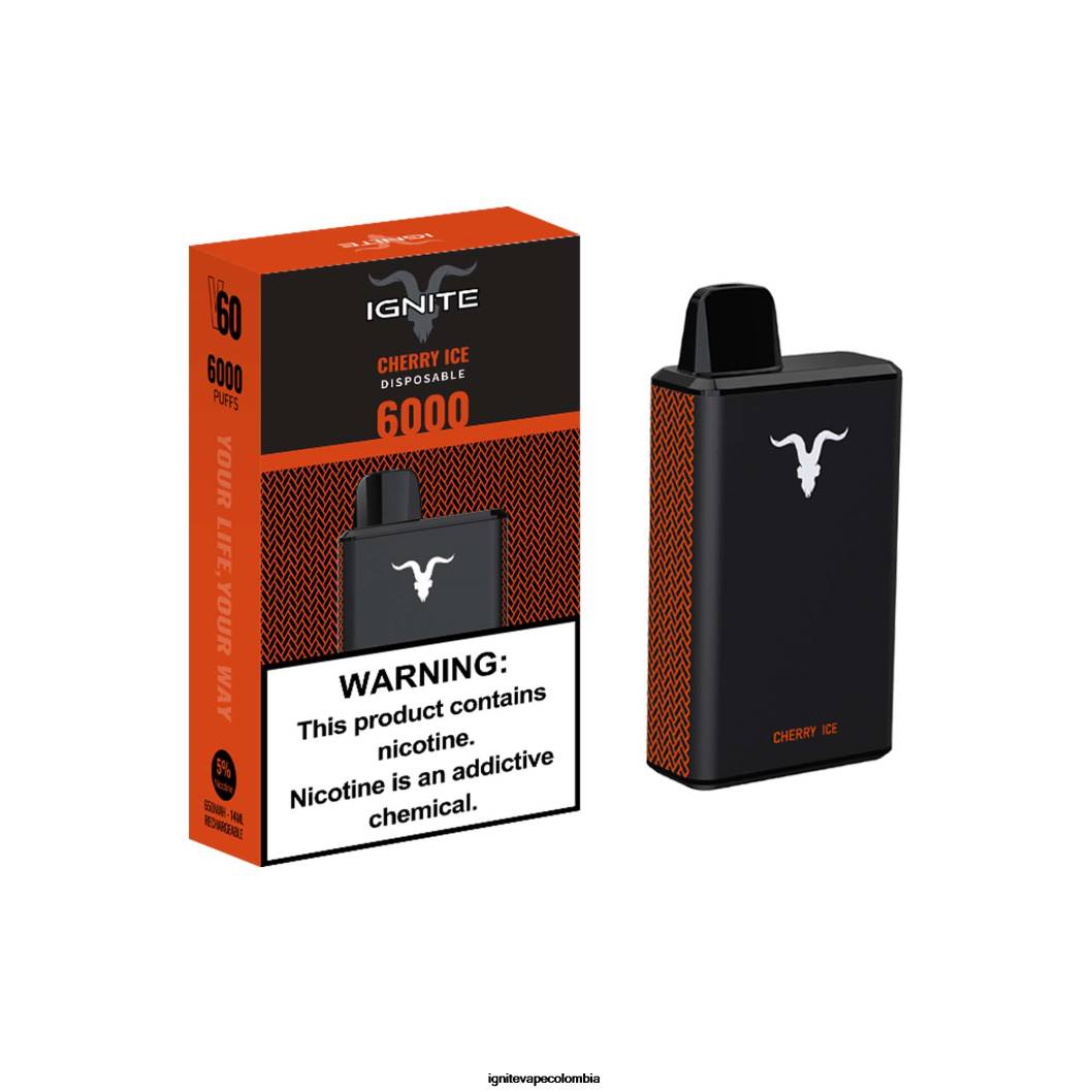 IGNITE V60 pluma vaporizador hielo de cereza 86JD31 - IGNITE Pod Precio