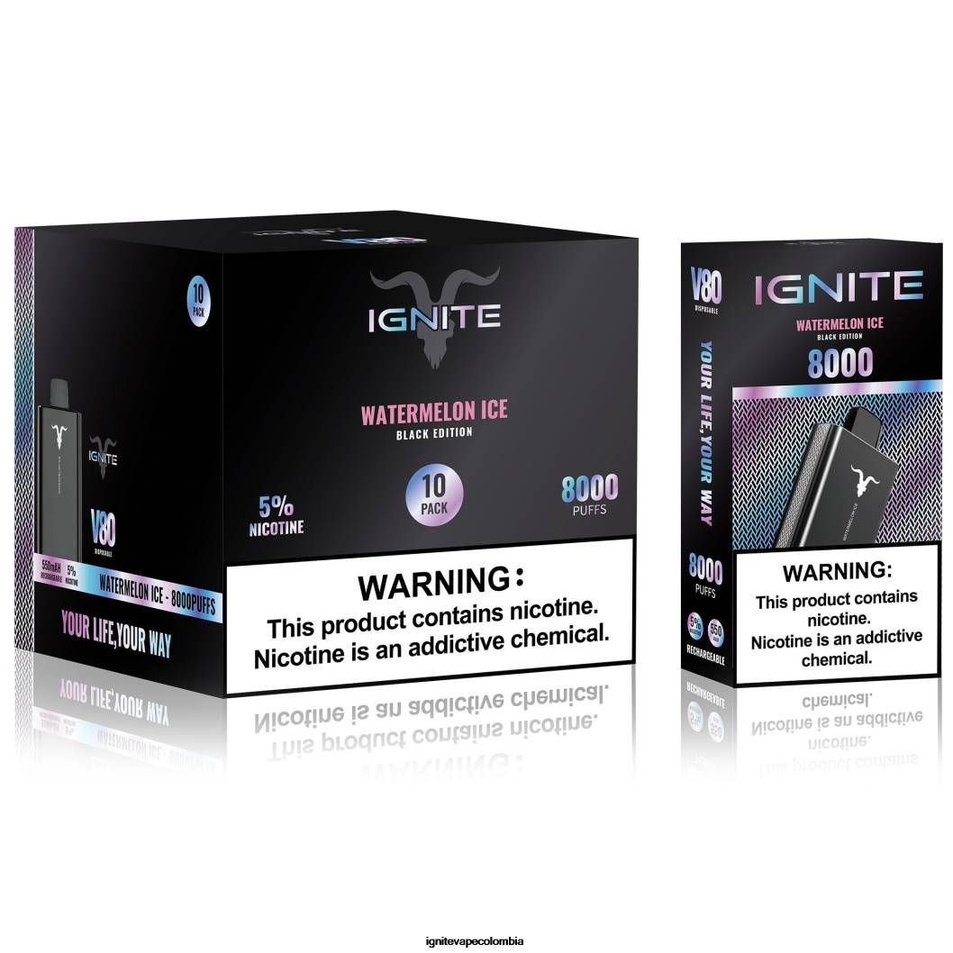 IGNITE V80 paquete de 10 bolígrafos vaporizadores mentol 86JD61 - IGNITE Pod Precio