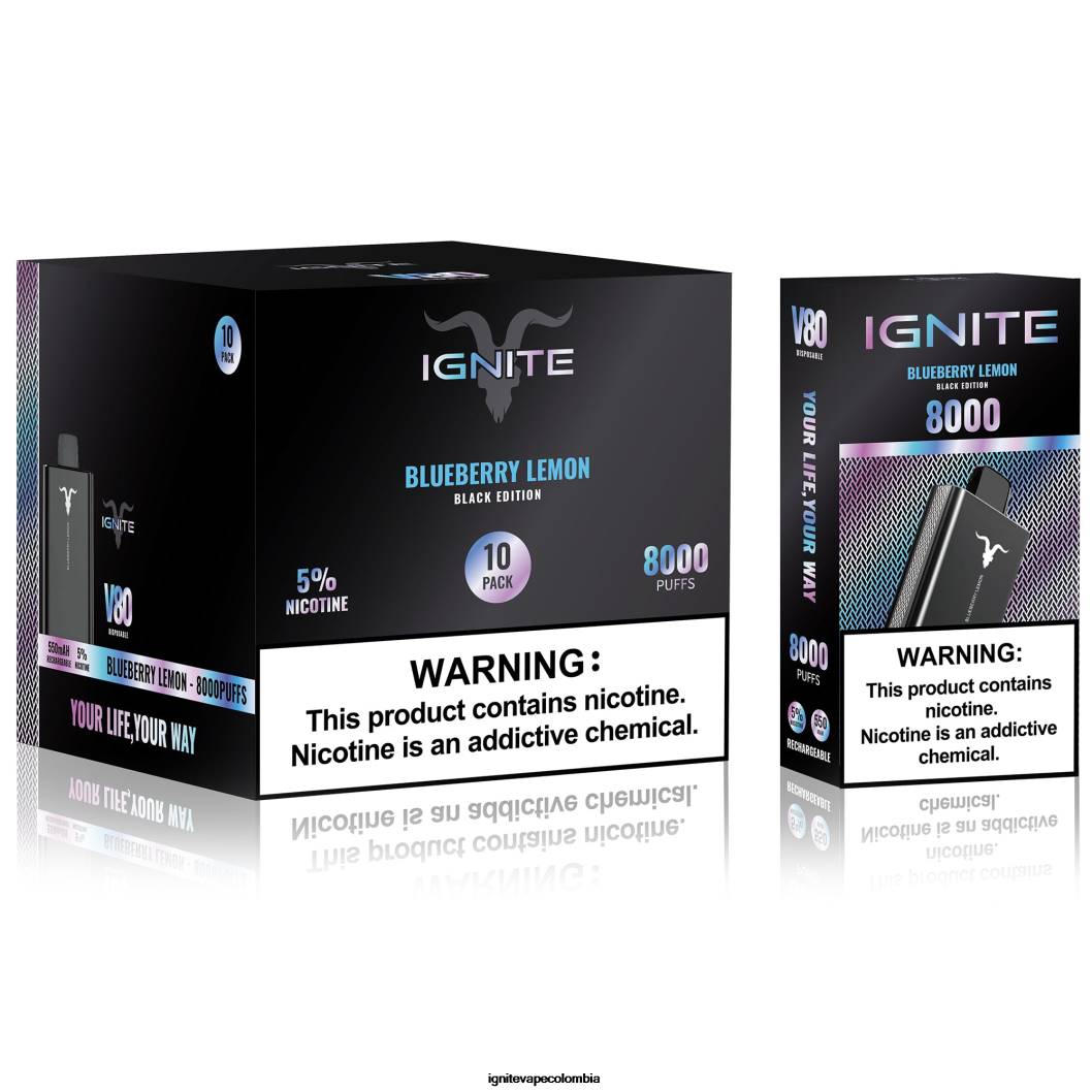 IGNITE V80 paquete de 10 bolígrafos vaporizadores mentol 86JD61 - IGNITE Pod Precio