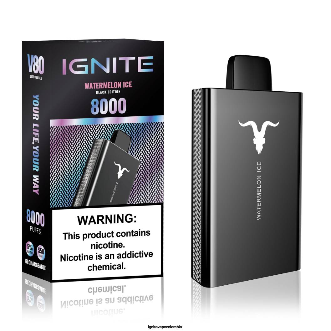 IGNITE V80 pluma vaporizador hielo de plátano 86JD40 - IGNITE Sabores