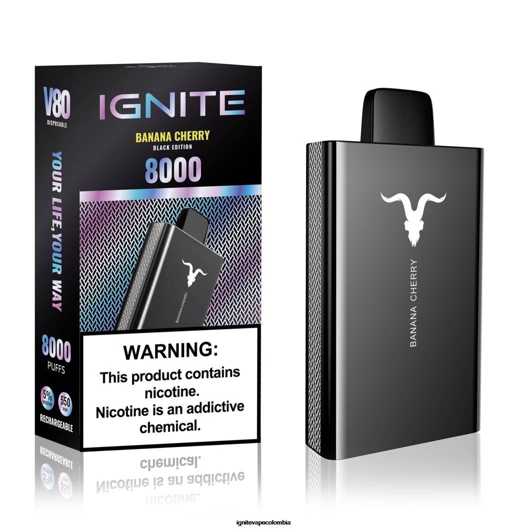 IGNITE V80 pluma vaporizador hielo de plátano 86JD40 - IGNITE Sabores