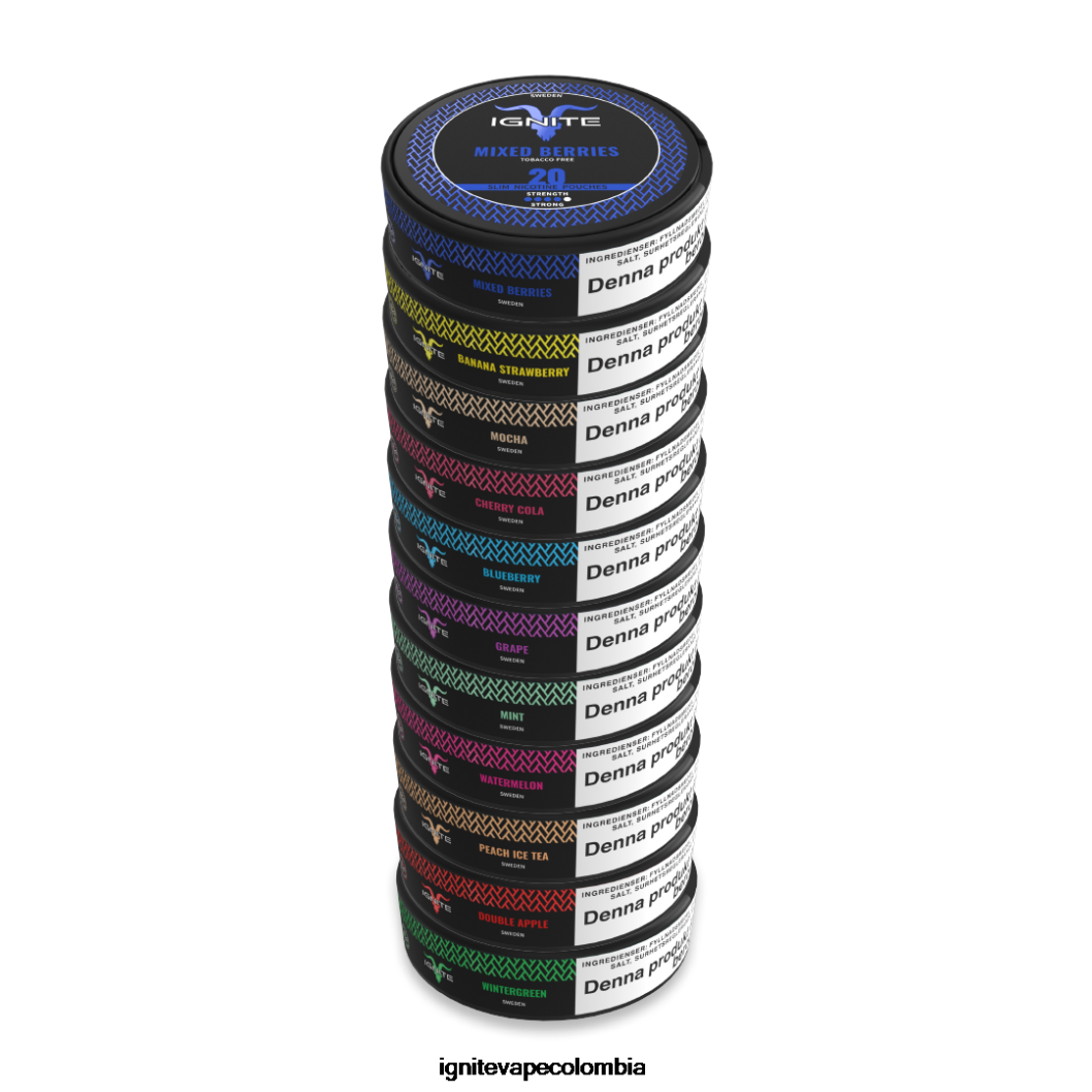 IGNITE bolsas de nicotina menta 86JD167 - IGNITE Vape Precio Colombia