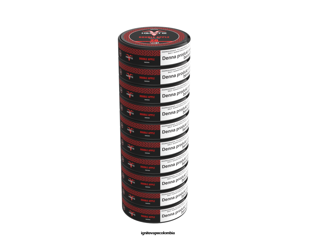 IGNITE bolsas de nicotina paquete de 10 manzana doble 86JD177 - IGNITE Vape Precio Colombia