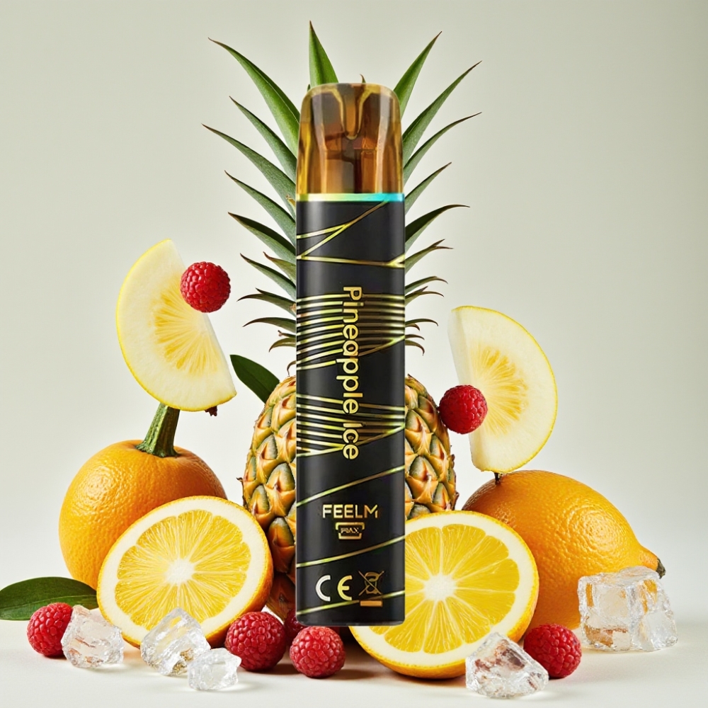 JNR BlackGolden 600+200 Puffs Desechable Vape Piña Hielo 800 Puffs 550mAh