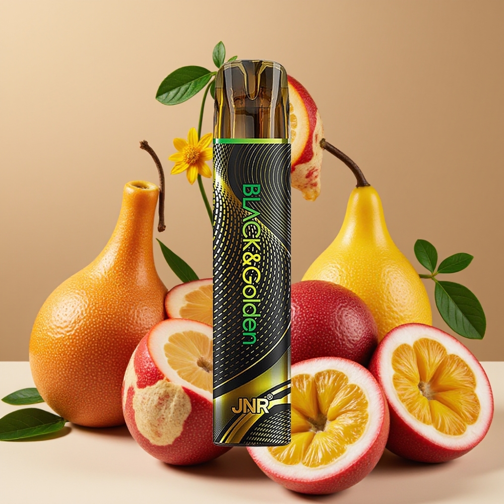 JNR BlackGolden 600+200 Puffs Vape Desechable Monstruo de la Pasión 800 Puffs
