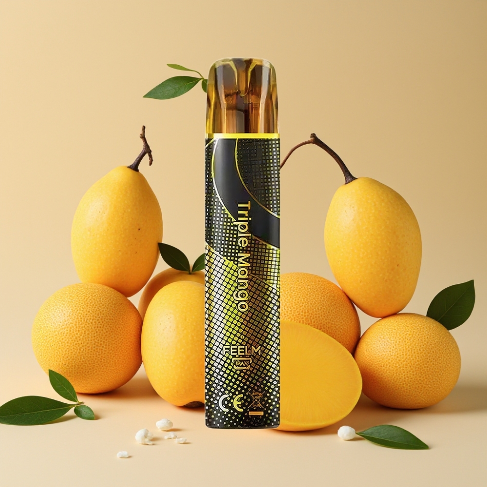 JNR BlackGolden 600+200 Puffs Vape Desechable Triple Mango 800 Puffs 550mAh