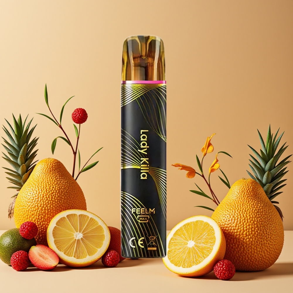 JNR BlackGolden 800 Puffs Desechable Vape Asesina de Damas