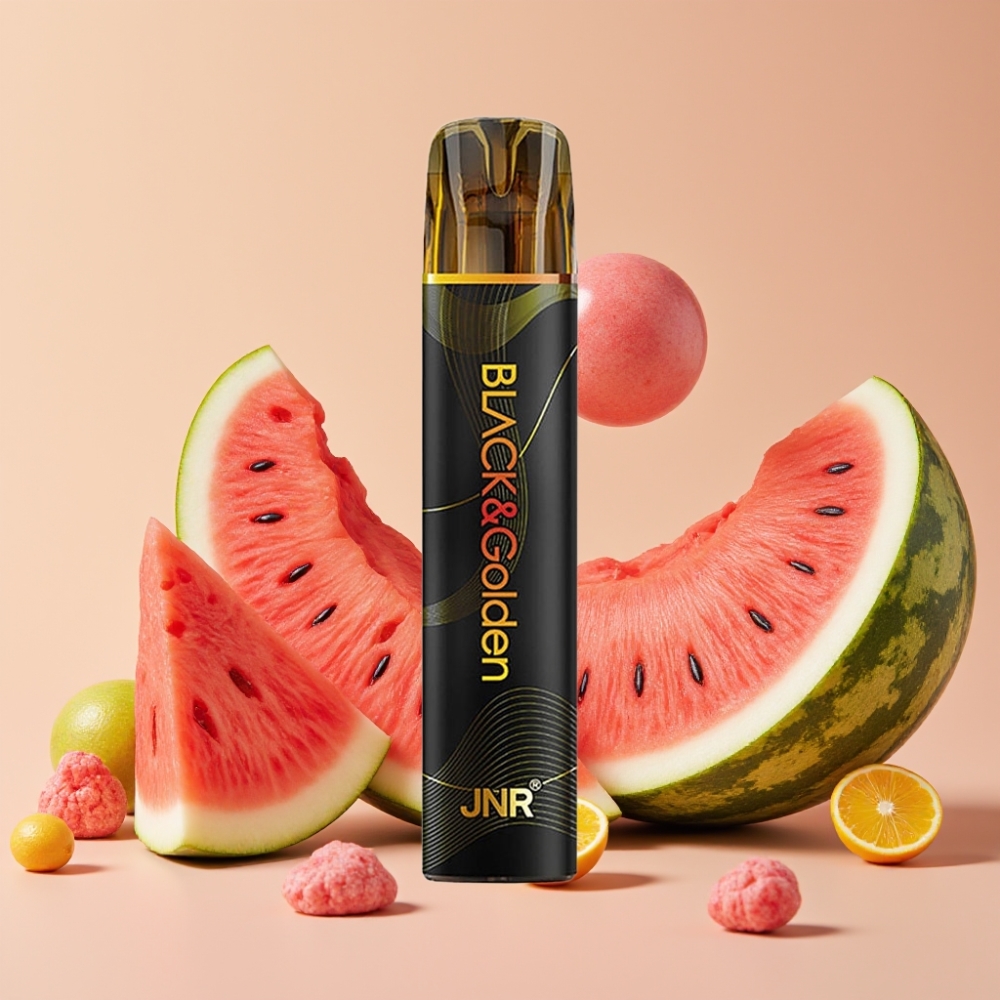JNR BlackGolden 800 Puffs Desechable Vape Chicle de Sandía