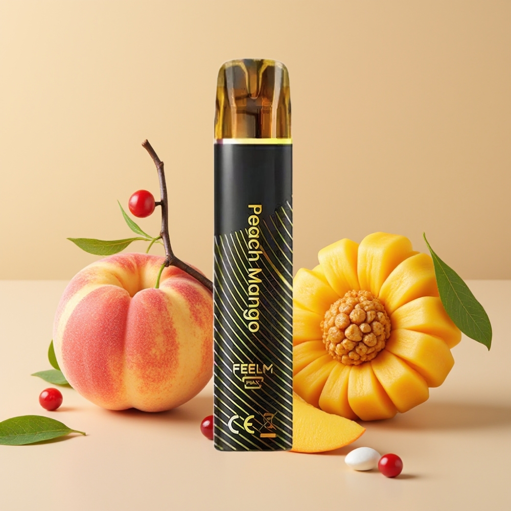 JNR BlackGolden 800 Puffs Desechable Vape Durazno Mango