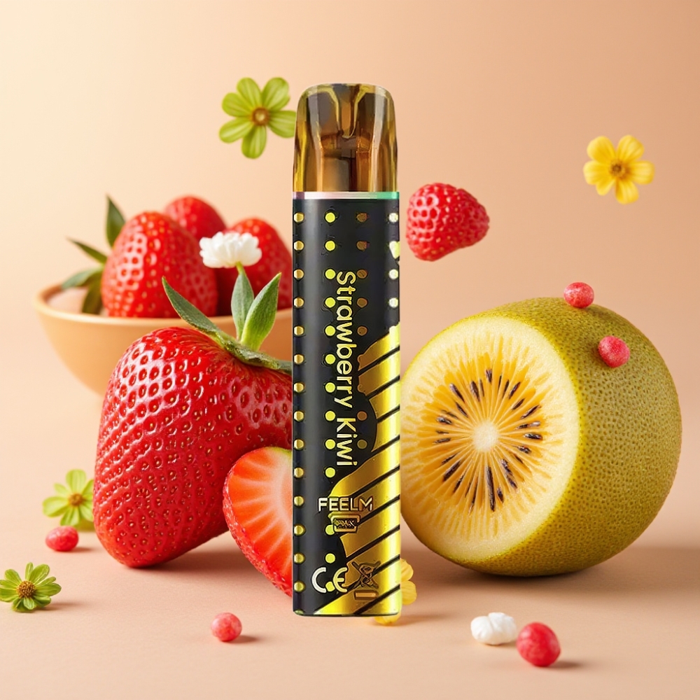 JNR BlackGolden 800 Puffs Desechable Vape Fresa Kiwi 550mAh
