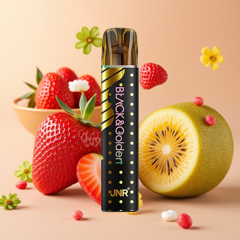 JNR BlackGolden 800 Puffs Desechable Vape Fresa Kiwi 550mAh