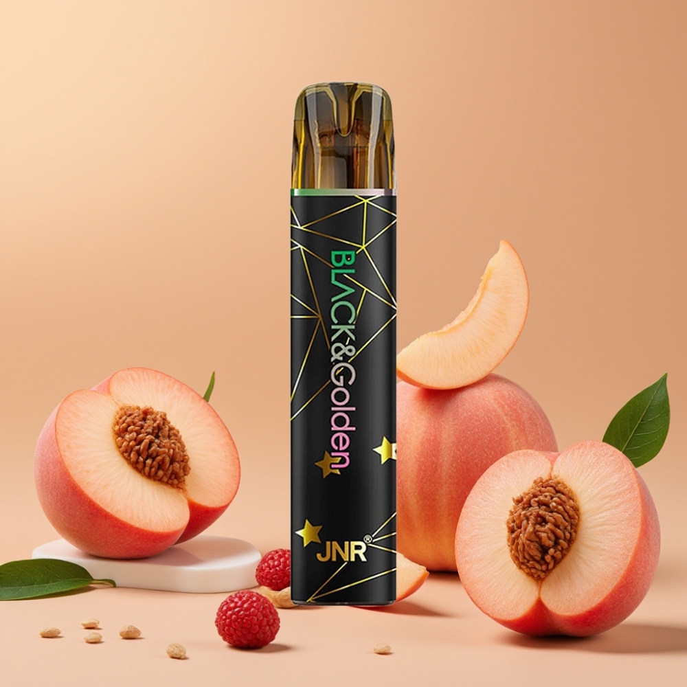 JNR BlackGolden 800 Puffs Desechable Vape Fruta Melocotón