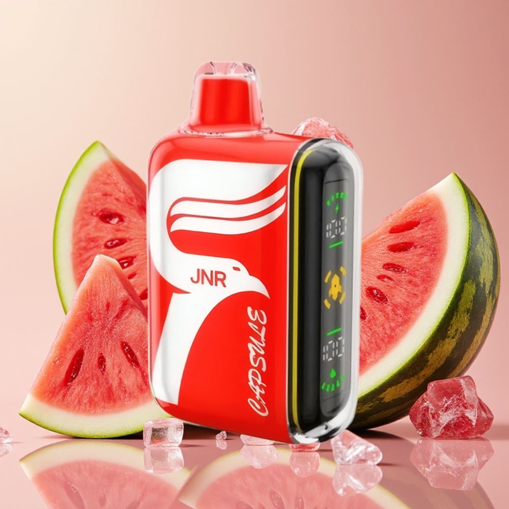 JNR Capsule 15000 Puffs Vape Sandía Helada con Dual Mesh Coil y 20ml de E-líquido