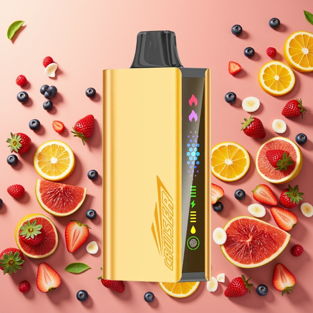 JNR Cruiser 12000 Puffs Vape Desechable Sin Carga Sabor Bayas Mixtas y Batería 3500 mAh