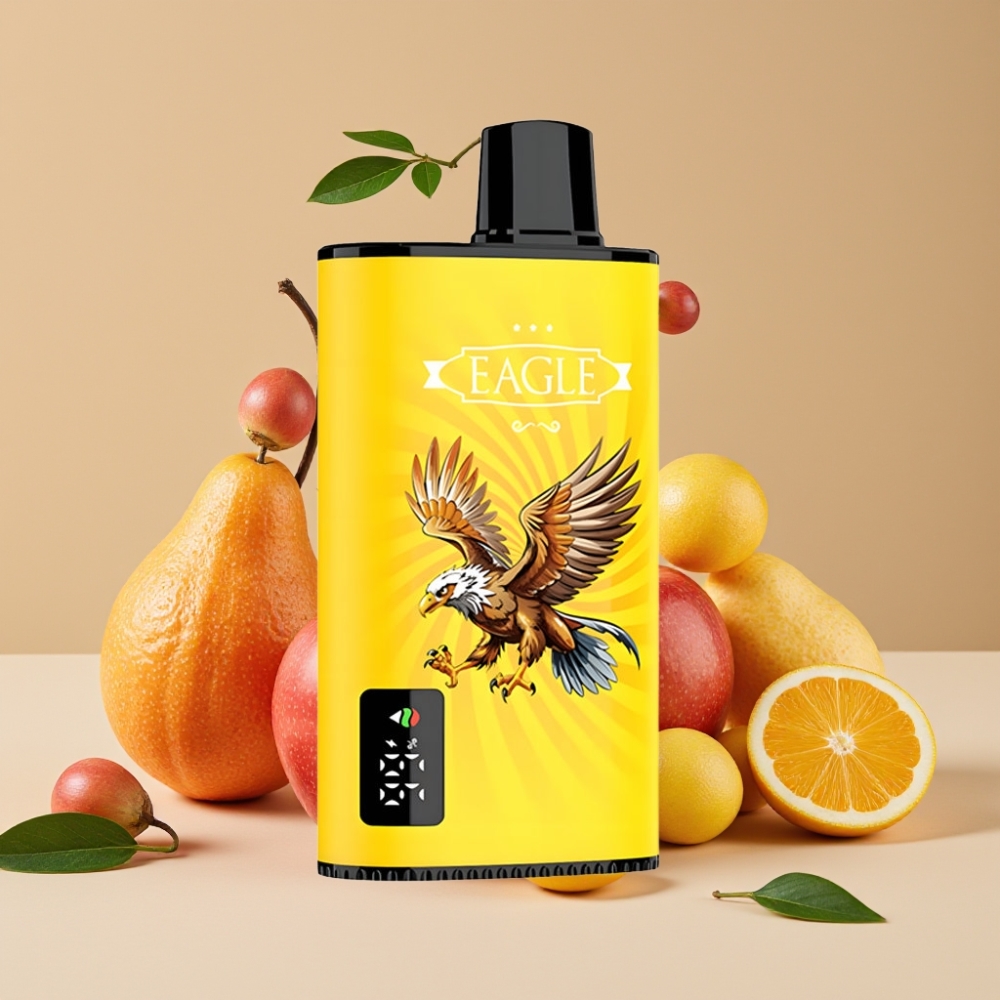 JNR EAGLE Smart 23000 Puffs Desechable Vape Doble Manzana con Pantalla Digital y 10ohm Mesh Coil